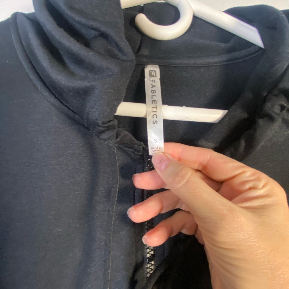 Fabletics Dark Gray Hooded Jacket - image 2
